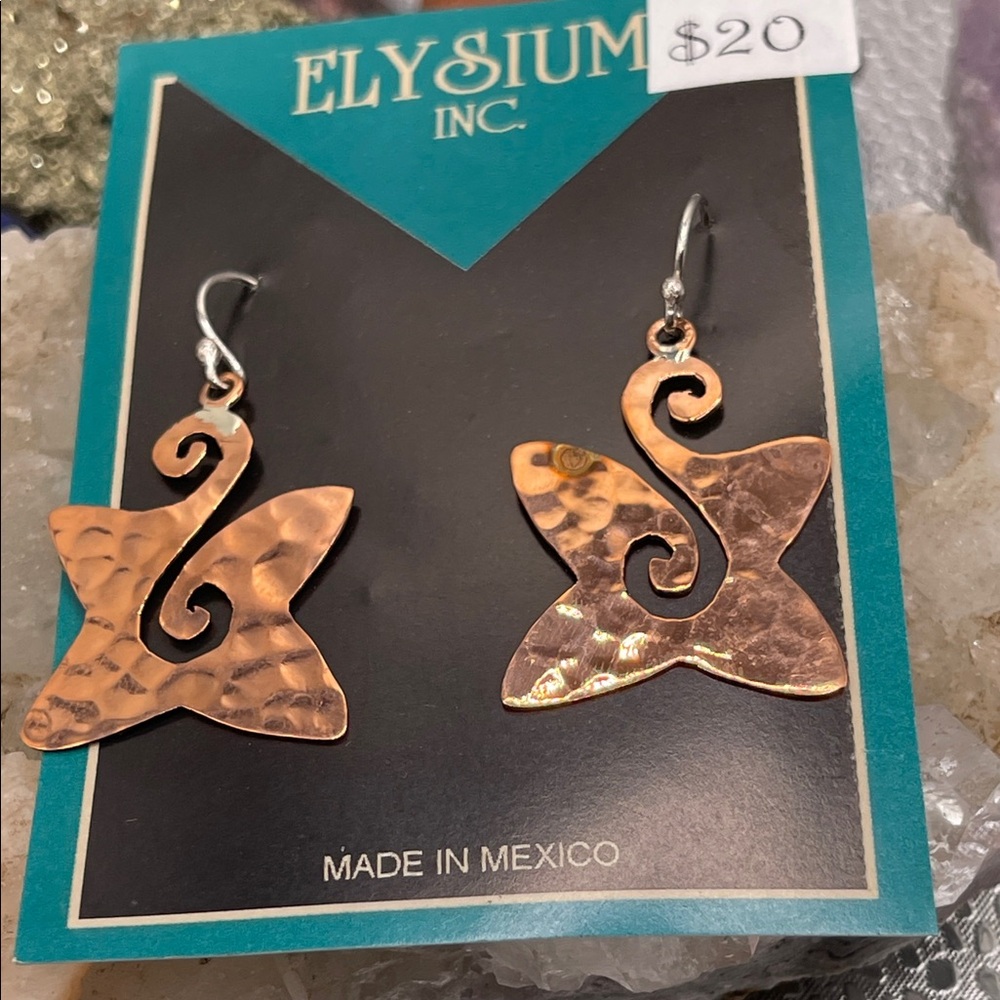 3.4.26-18 Elysium Copper-coated Star Earrings